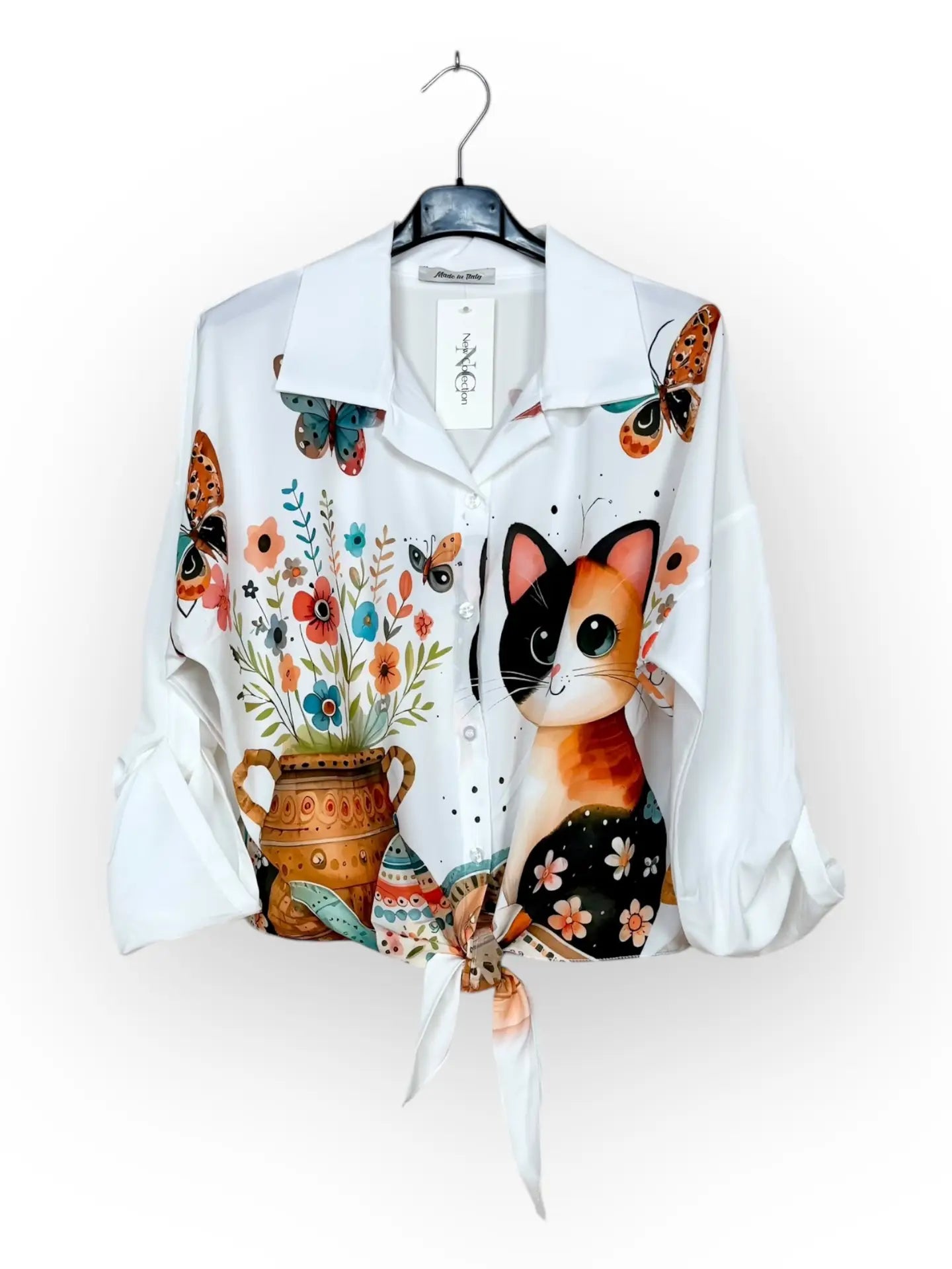 Italian print blouse