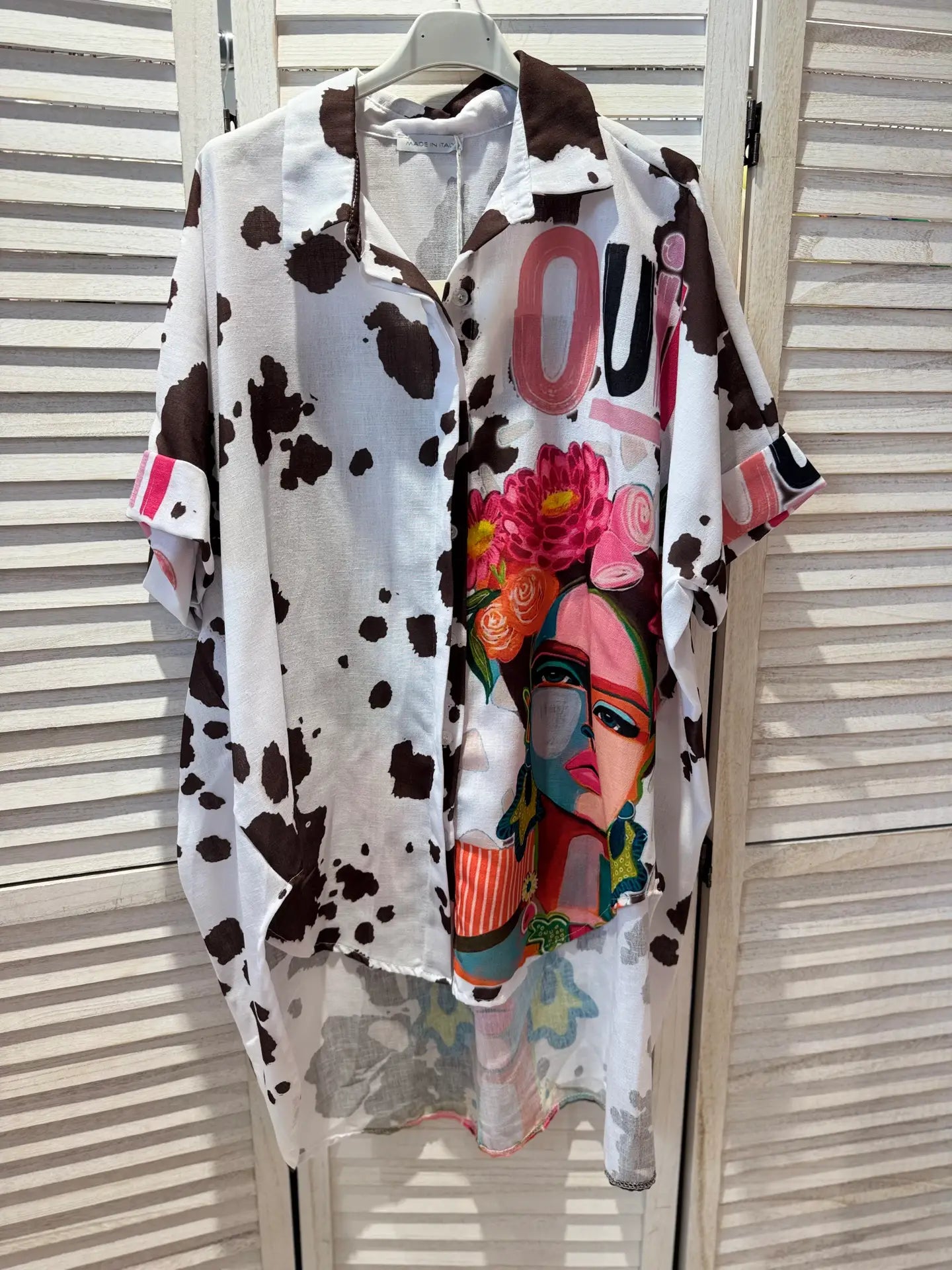 Oversized Printed Shirt