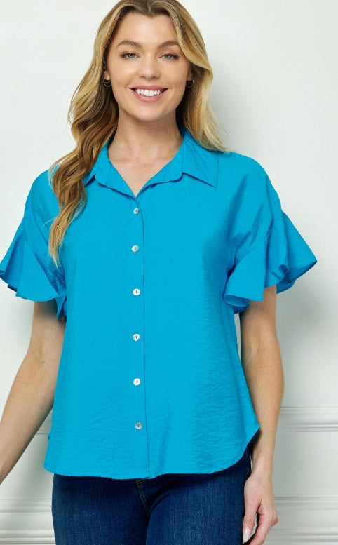 ruffle blouse