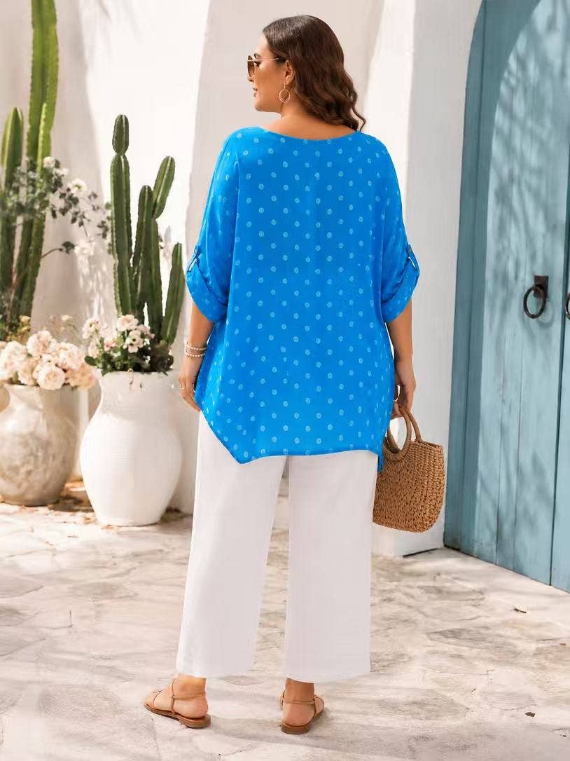 Polka dot blouse
