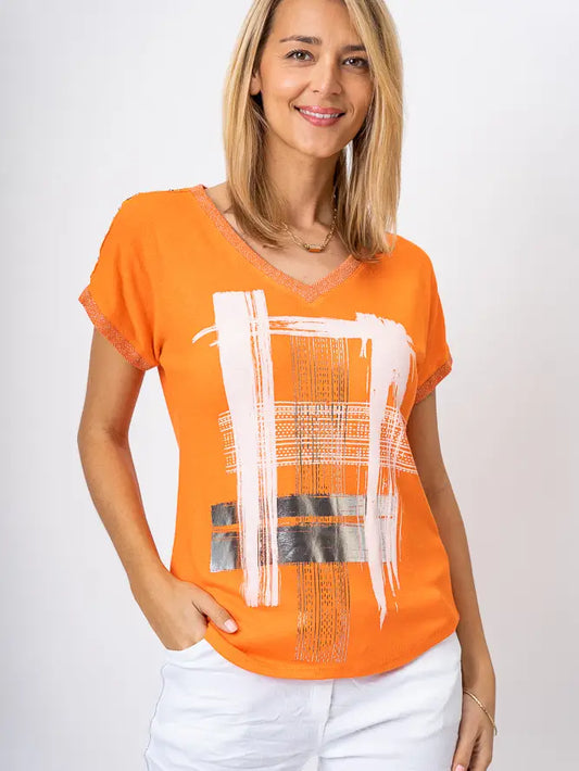 Women Plaid Printed Top Italian