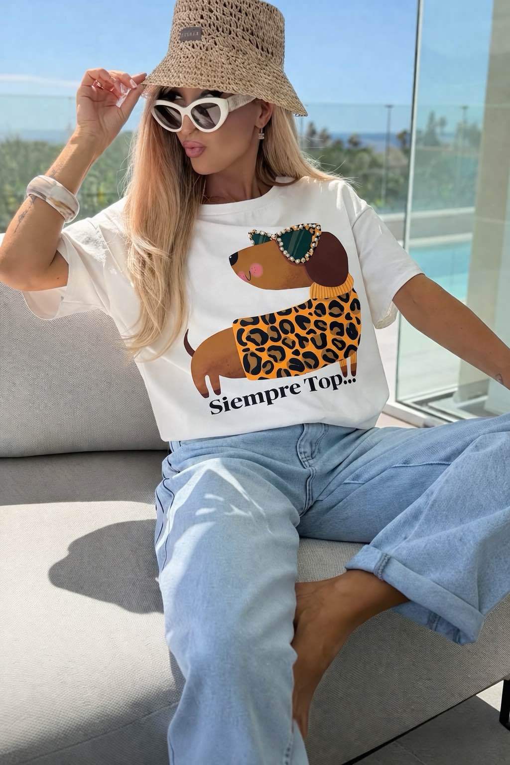 Italian Trendy Printed Cotton T-Shirt – Premium Quality