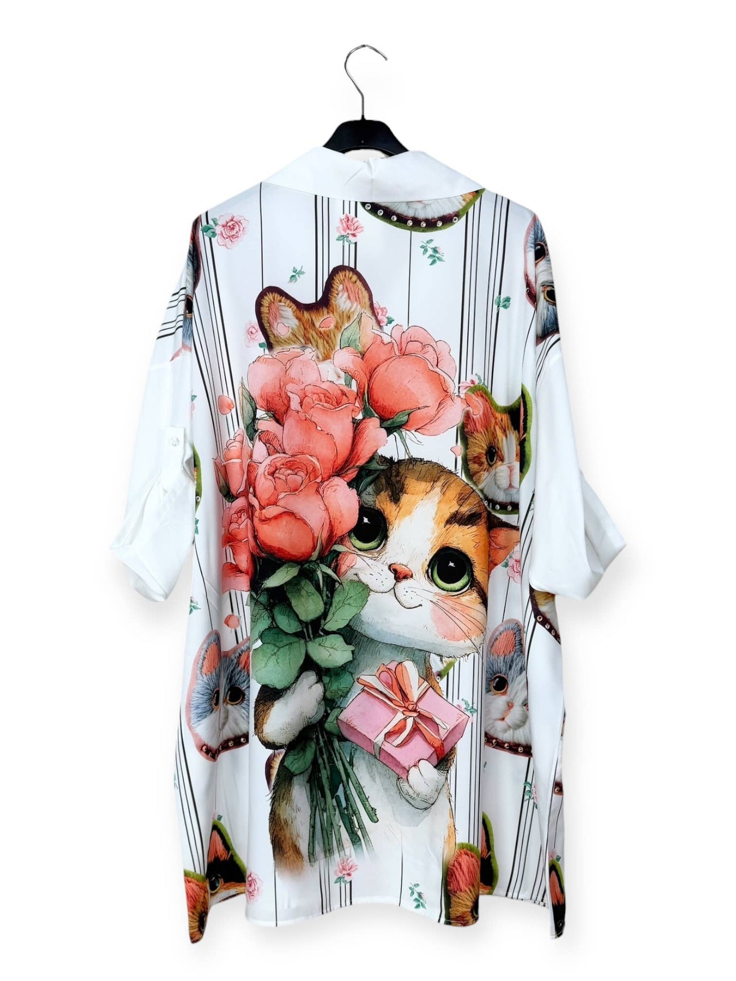 Cat blusón Patterned Shirt