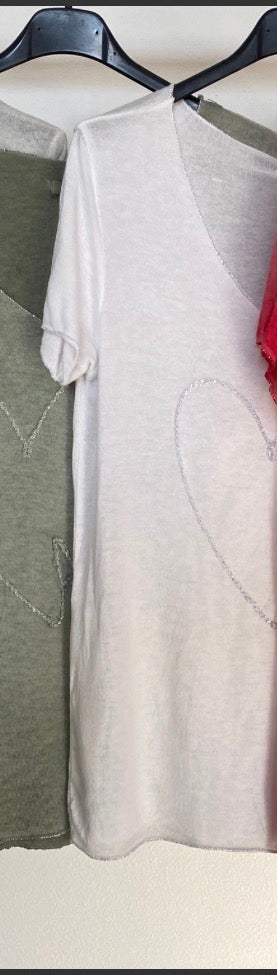 Women’S “Amore” Heart Italian