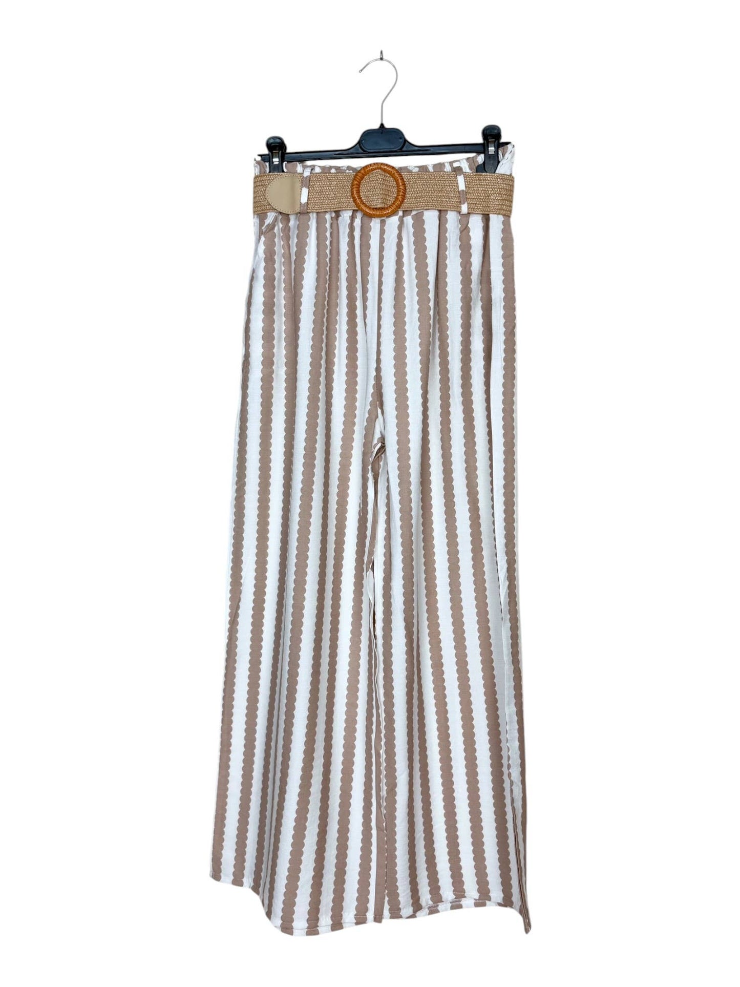 Italian Trousers with vertical dotted stripes