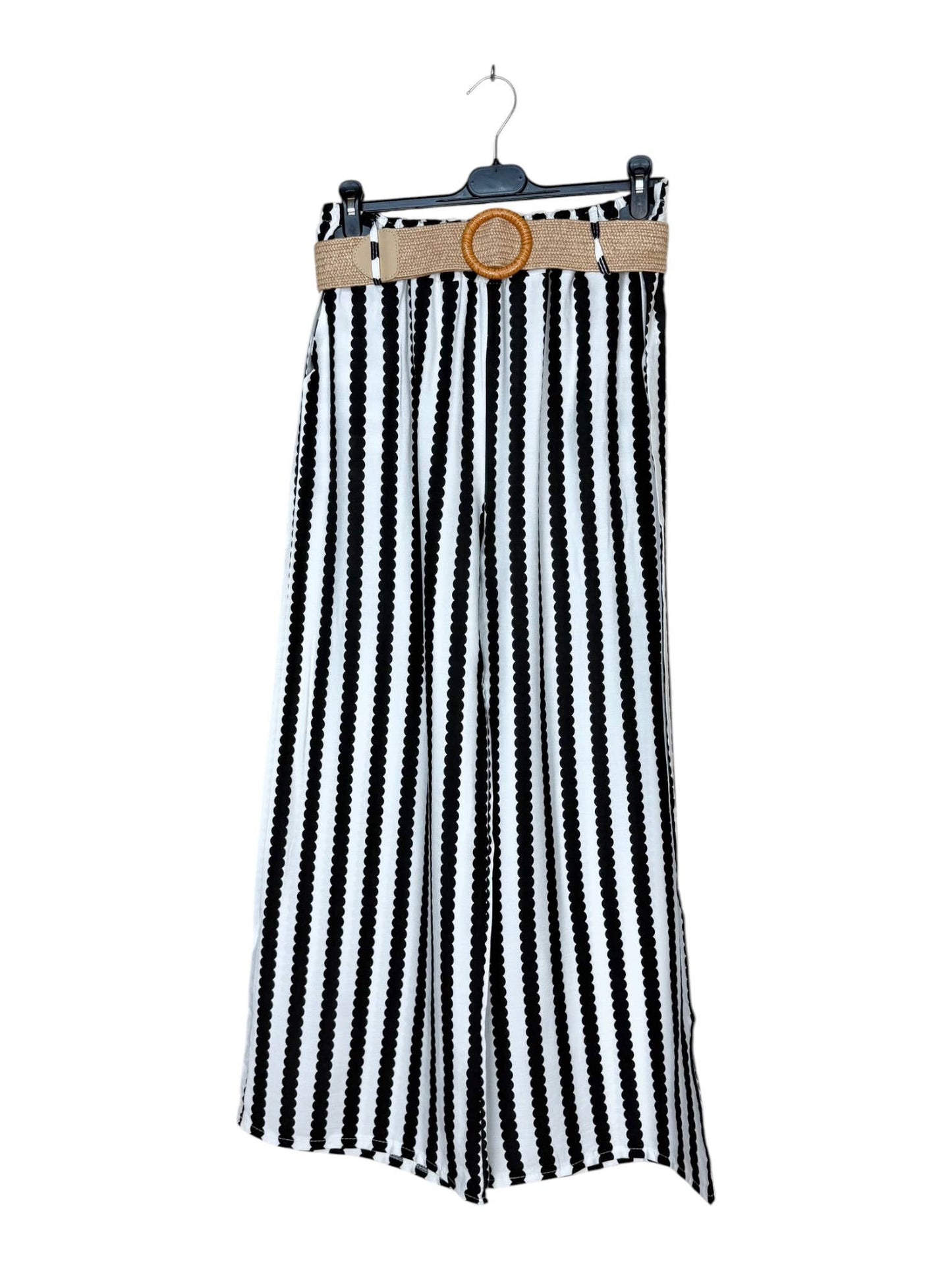 Italian Trousers with vertical dotted stripes