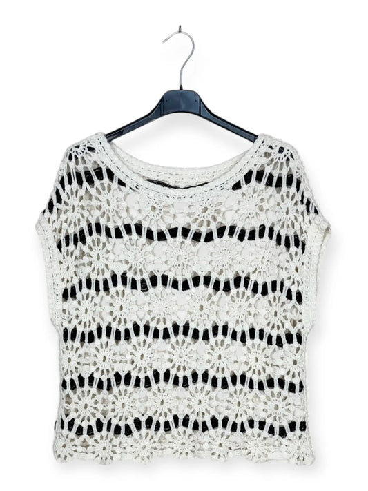 Sleeveless Openwork Italian