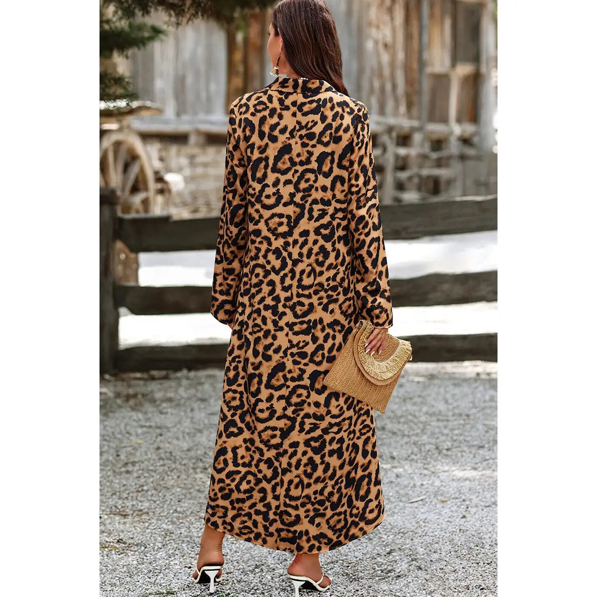 Animal print dress