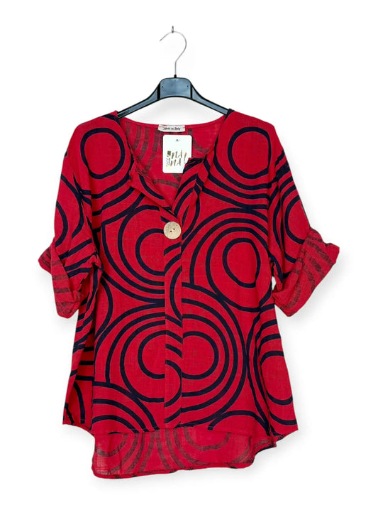 Geometric Print Italian