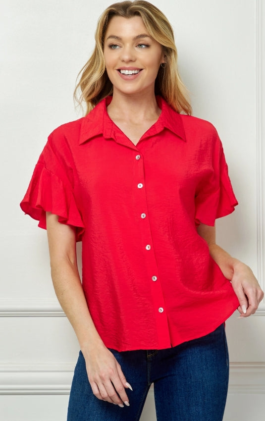 ruffle blouse
